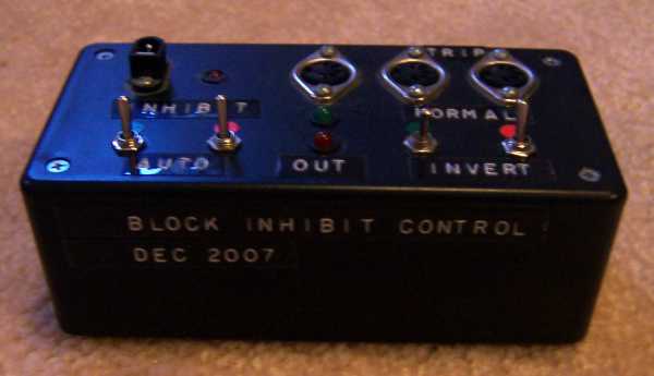 Switch Direction - Block Inhibit Signal control box