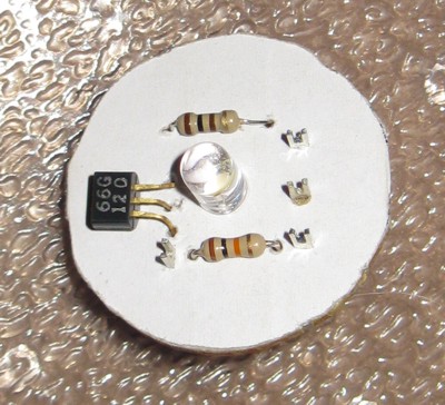 LED and Transistor Driver for Spot Light