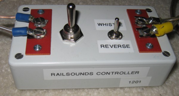 RailSounds Controller for Reversign and Whistle